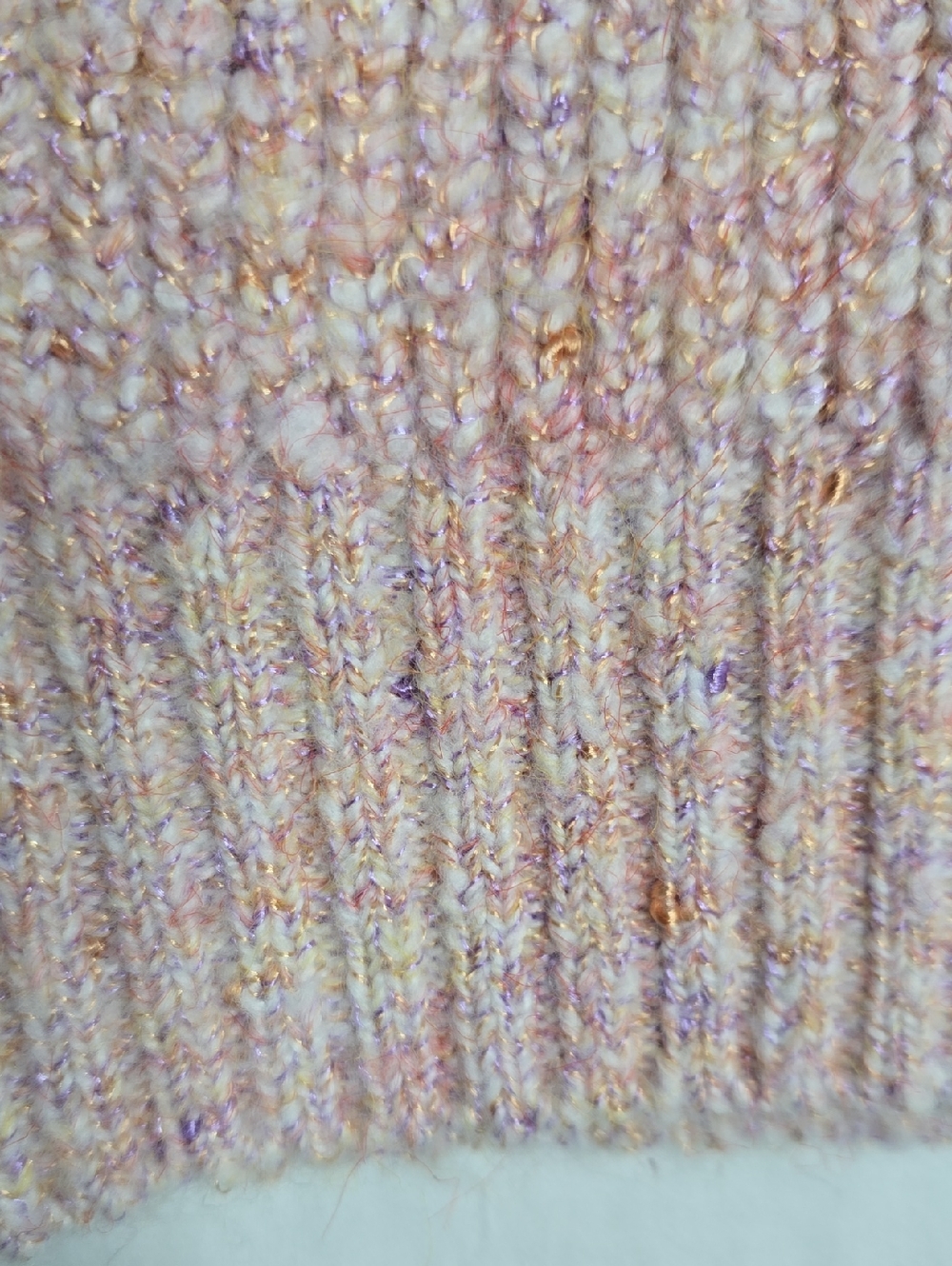 Lulus Chic For The Day Pink Multiknit Sleeveless Neck Sweater Tank - Picture 4 of 9